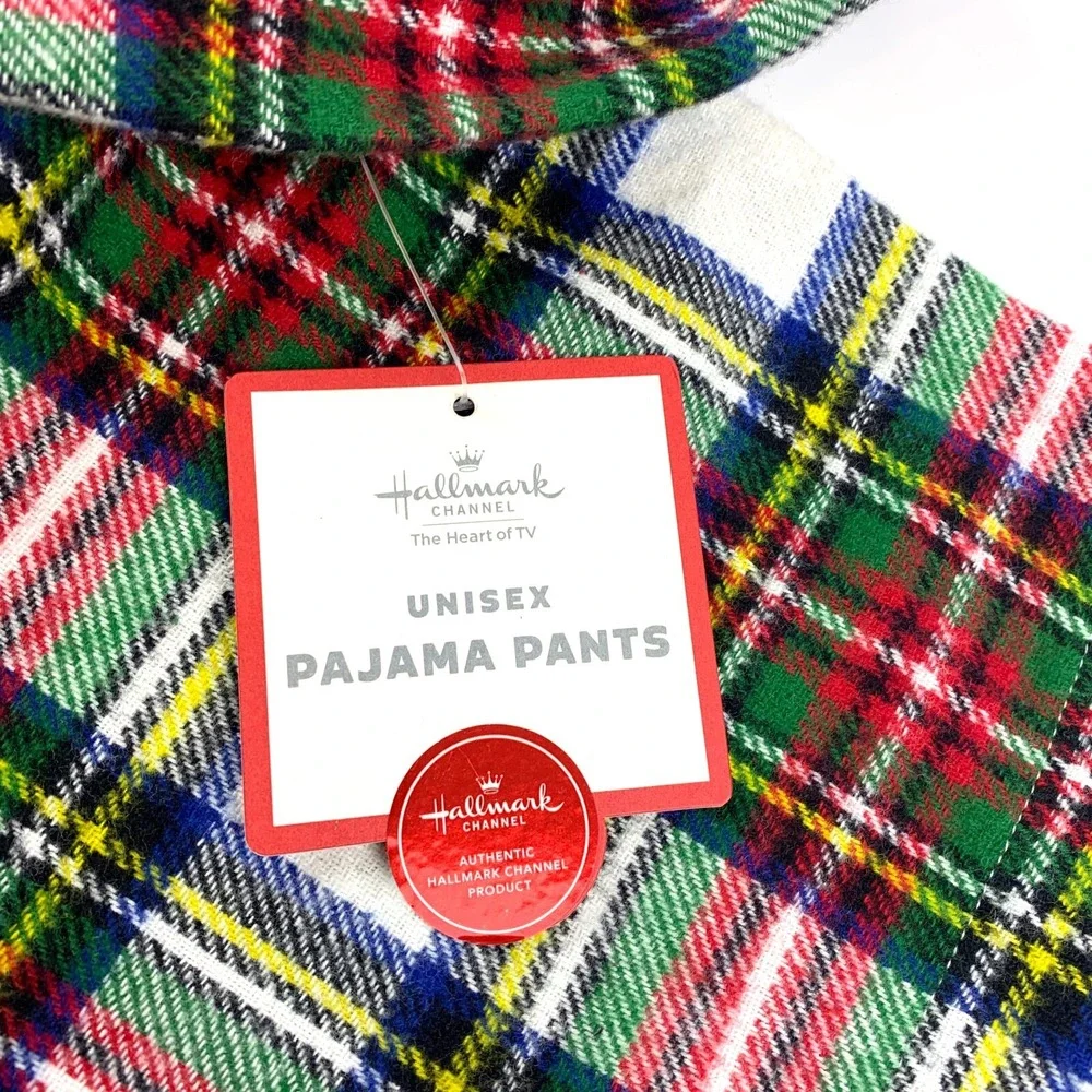 Hallmark Channel #1 Fan Plaid‎ 100% Cotton Pajama Pants Unisex Sz L
